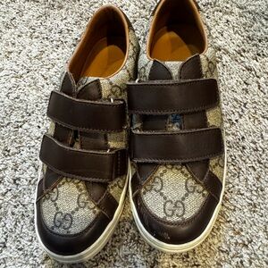 Boys size 12 Gucci sneakers